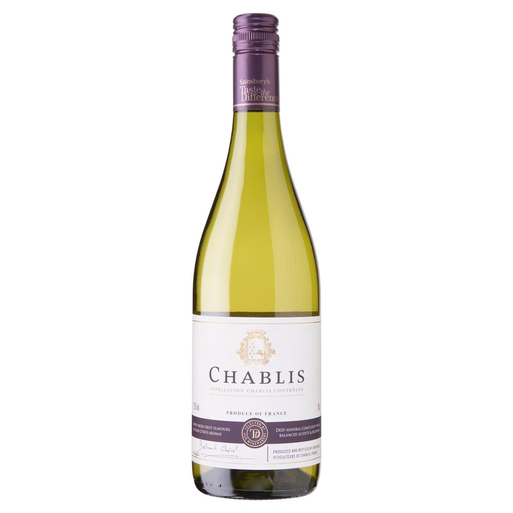 2018 Sainsbury's Chablis Taste the Difference, France, Burgundy