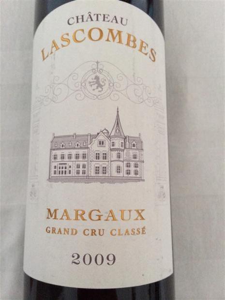 2009 Château Lascombes, France, Bordeaux, Médoc, Margaux 