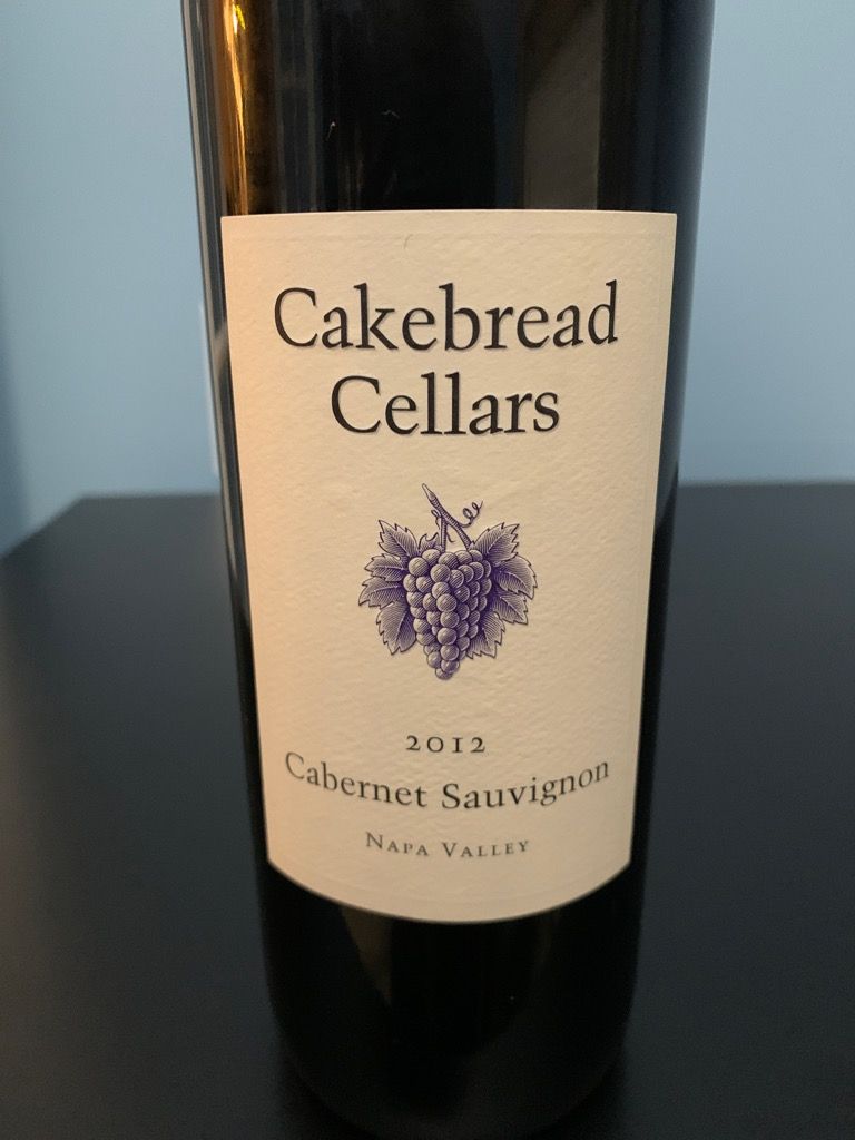 2012 Cakebread Cellars Cabernet Sauvignon - CellarTracker