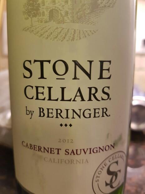 Beringer Stone cellars Cabernet Sauvignon 750ml /12 (089819117284)