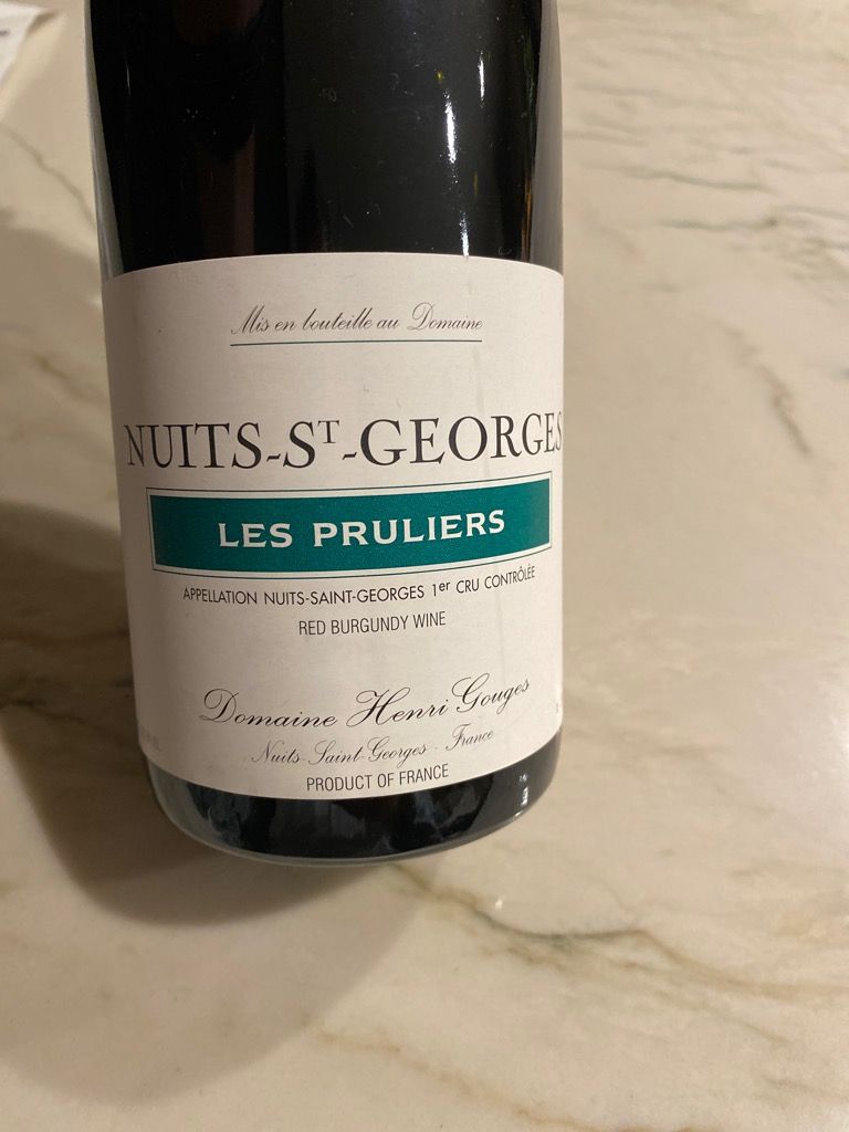 2012 Domaine Henri Gouges Nuits St. Georges 1er Cru Les