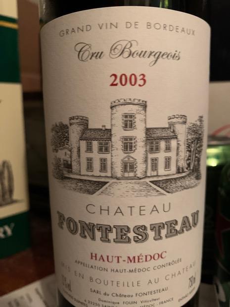 2003 Château Fontesteau - CellarTracker