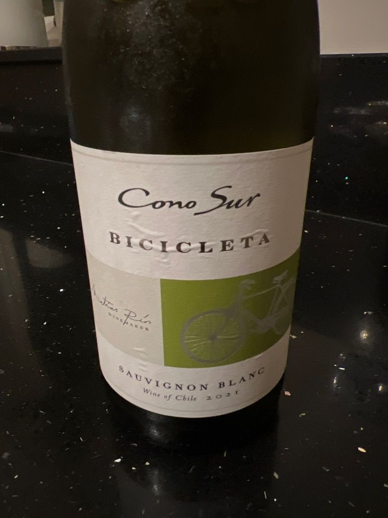 2022 Viña Cono Sur Sauvignon Blanc Bicicleta, Chile, Central Valley ...