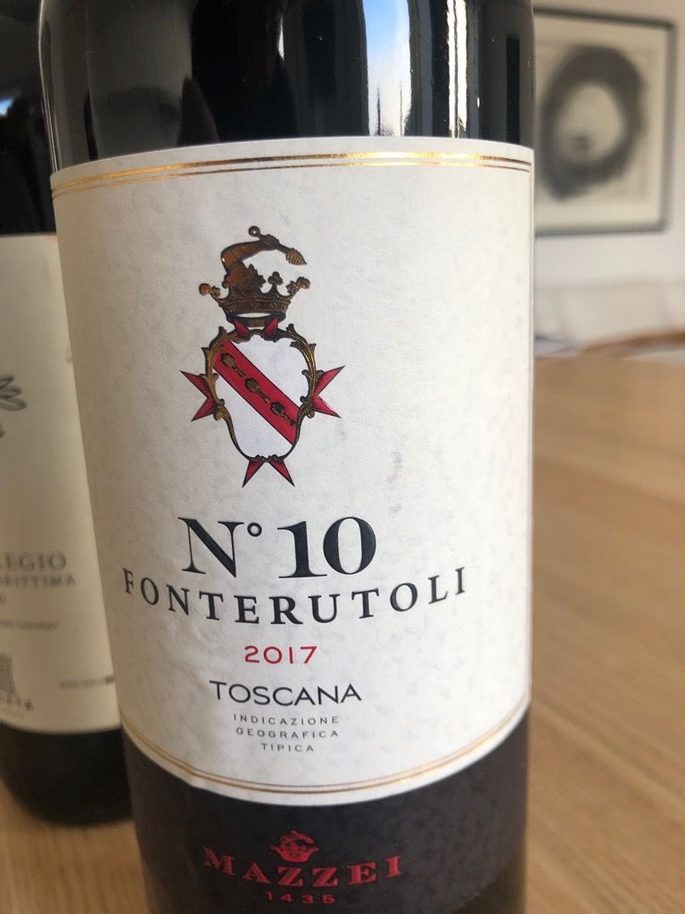 2016 Marchesi Mazzei Fonterutoli No. 10, Italy, Tuscany, Toscana IGT ...