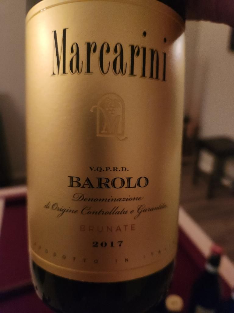 2017 Marcarini Barolo Brunate CellarTracker