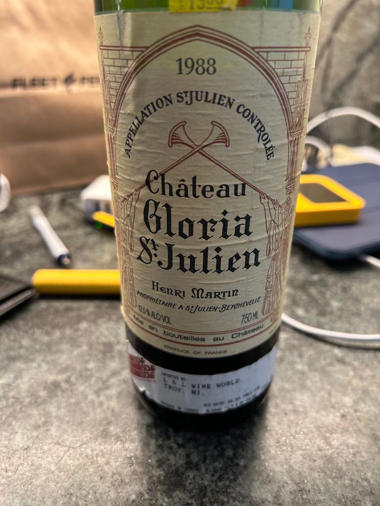 1988 Château Gloria - CellarTracker