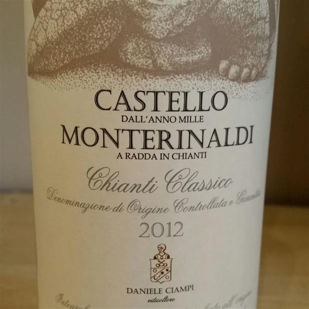 2012 Castello di Monterinaldi Chianti Classico, Italy, Tuscany, Chianti ...