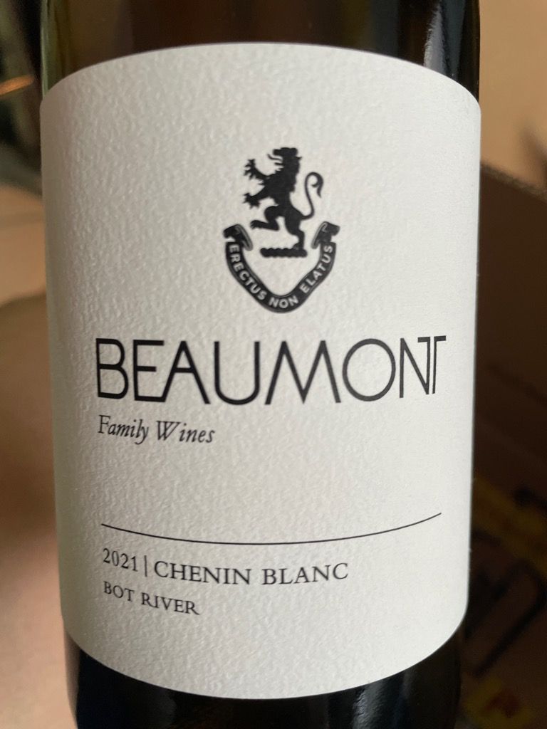 2021 Beaumont Wines Chenin Blanc CellarTracker