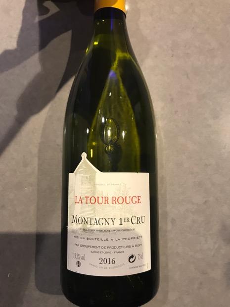 2016 Vignerons De Buxy Montagny 1er Cru La Tour Rouge, France, Burgundy ...