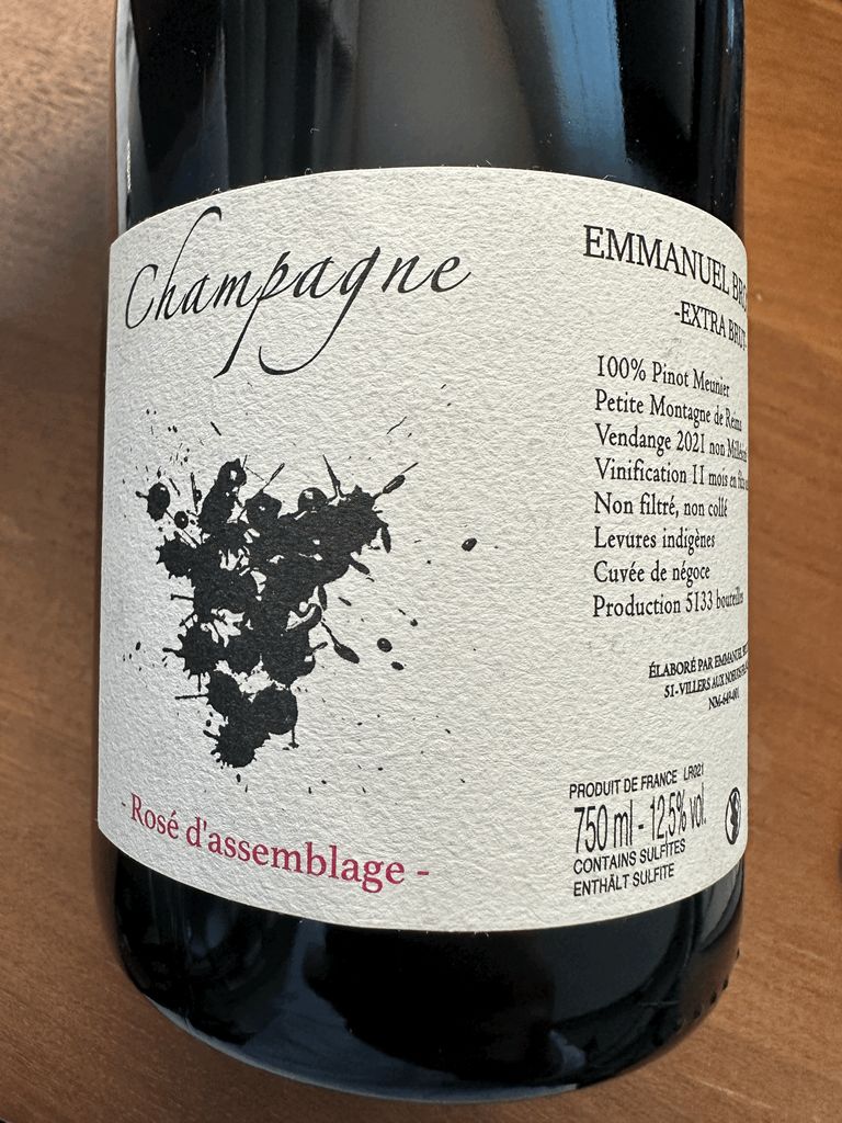 2021 Emmanuel Brochet Champagne Rosé d'assemblage Extra Brut