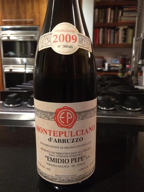 2009 Emidio Pepe Montepulciano d'Abruzzo - CellarTracker