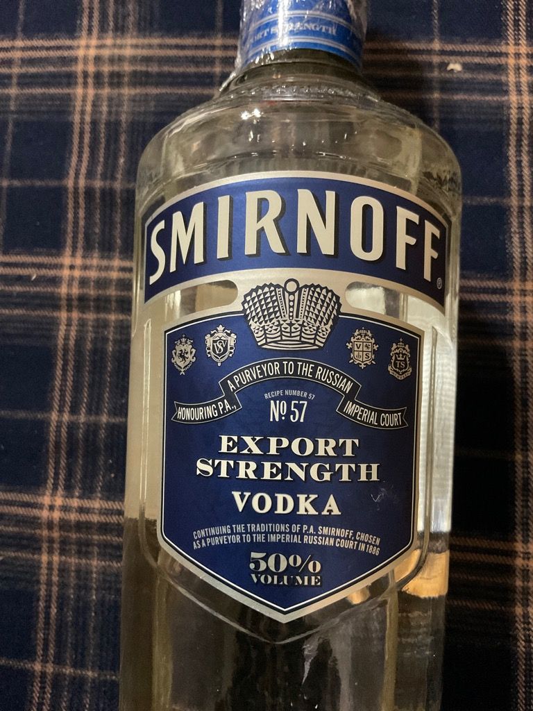 50% Vodka CellarTracker Blue Label - N.V. Smirnoff
