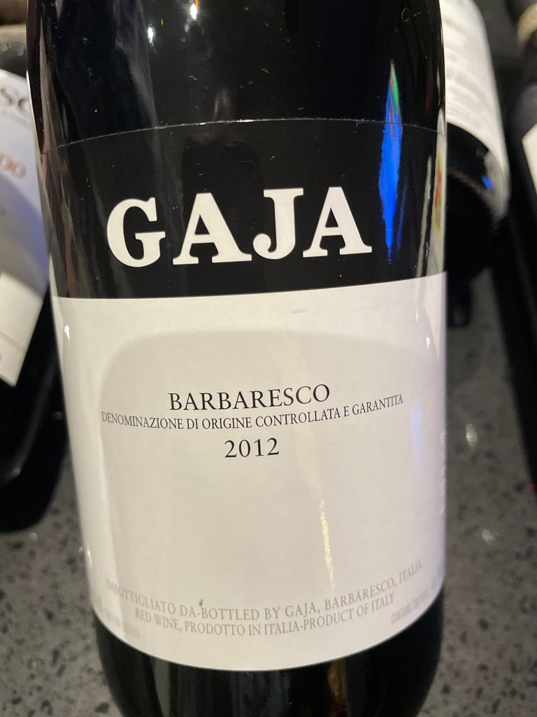 2012 Gaja Barbaresco - CellarTracker