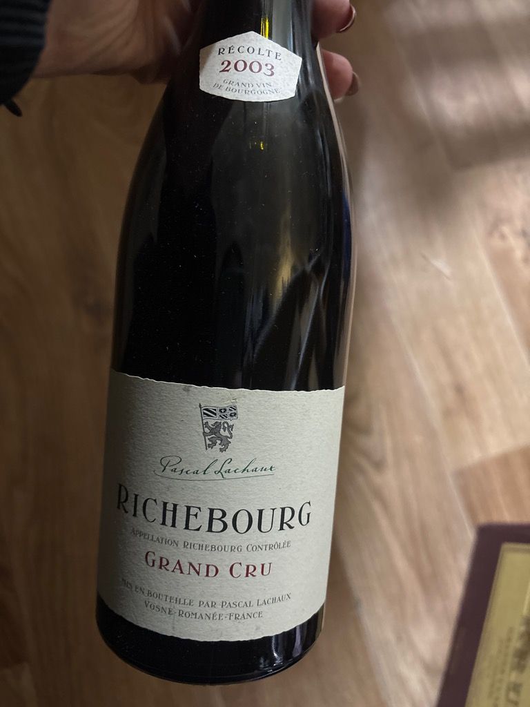 2002 Pascal Lachaux Richebourg - CellarTracker