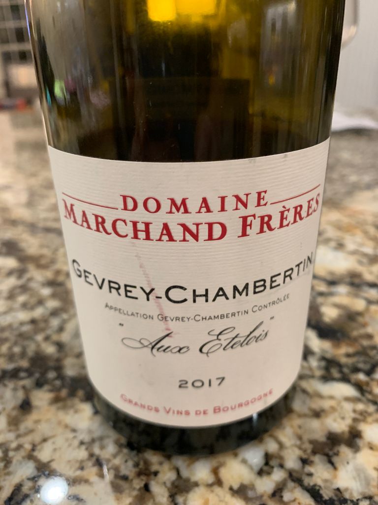 ワイン Domaine Marchand Freres Gevrey-2016 2017 Domaine Marchand Freres Gevrey-Chambertin Aux Etelois