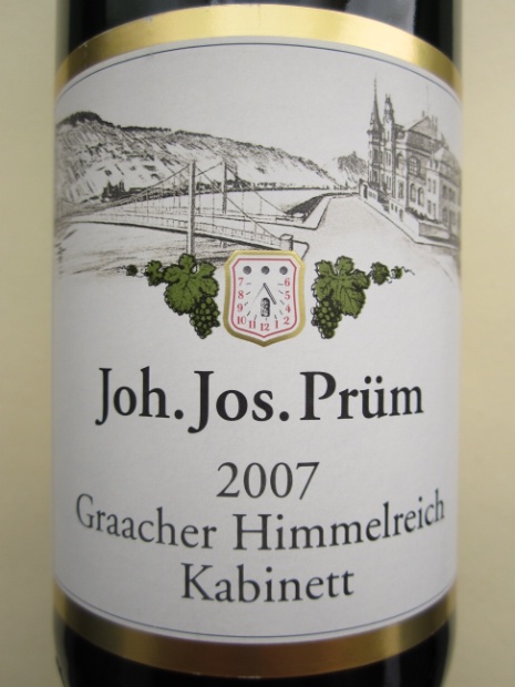 Prüm 2010 Kabinet 750ml 2010 Weingut S.A. Prum Prum Blue Riesling Kabinett Trocken