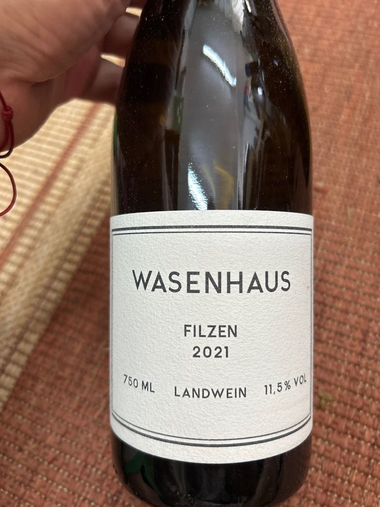 2022 Wasenhaus Chardonnay Filzen - CellarTracker