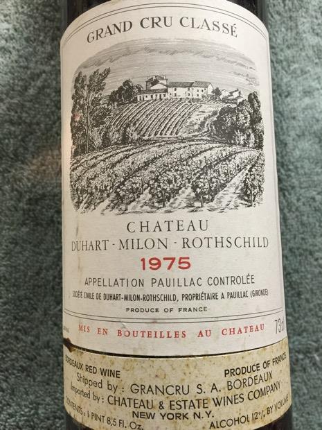 1975 Château Duhart-Milon - CellarTracker