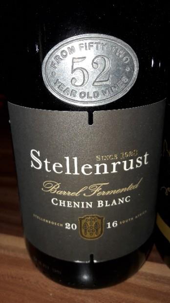 2016 Stellenrust Chenin Blanc 52 Barrel Fermented South