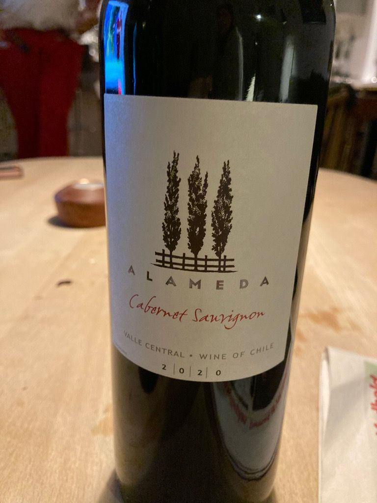 2020 Alameda Cabernet Sauvignon, Chile, Maipo Valley - CellarTracker