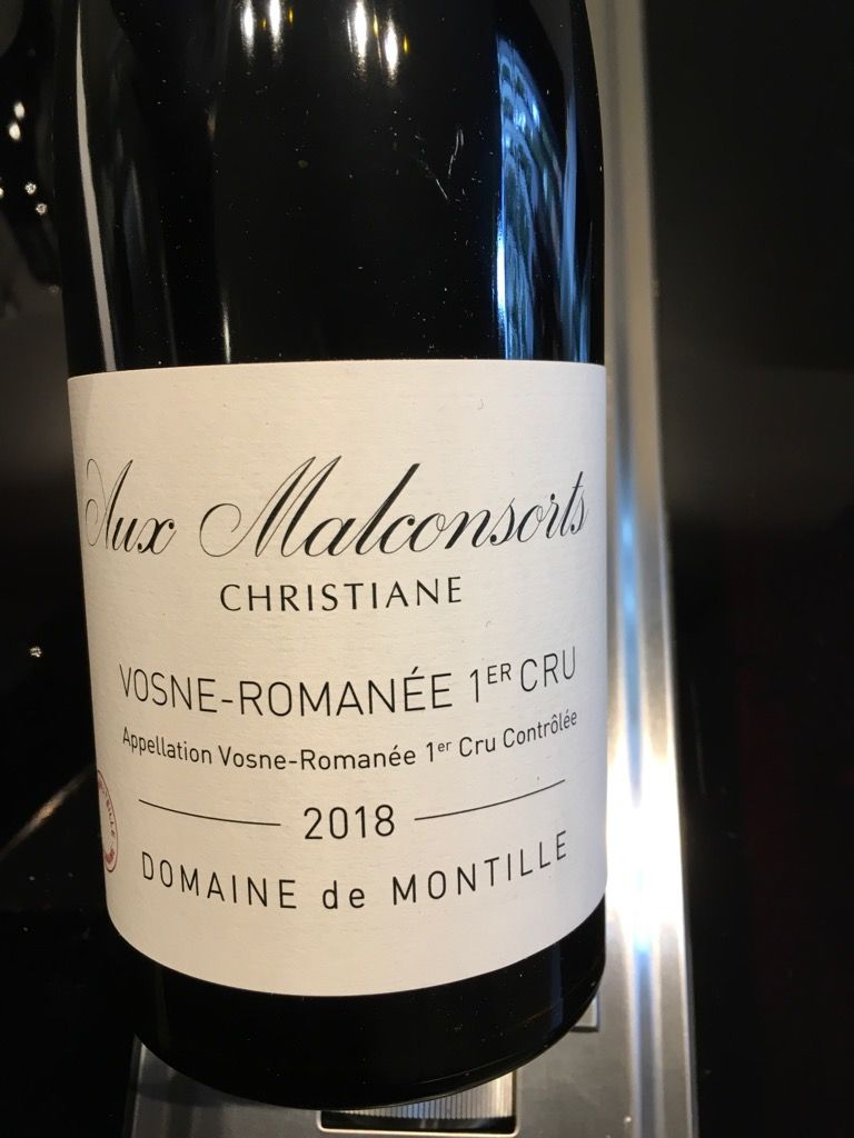 ヴォーヌ・ロマネ 1er Cru Les Malconsorts 2017 2017 Domaine de Montille Vosne-Romanée 1er Cru Aux