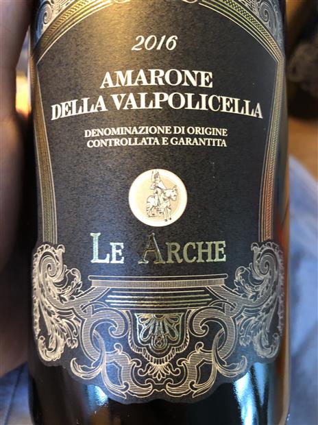 2016 Le Arche Amarone della Valpolicella CellarTracker