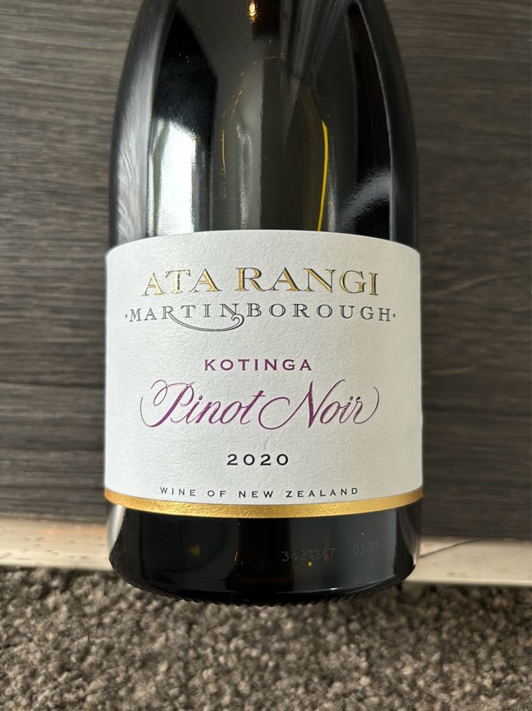 2020 Ata Rangi Pinot Noir Kotinga - CellarTracker