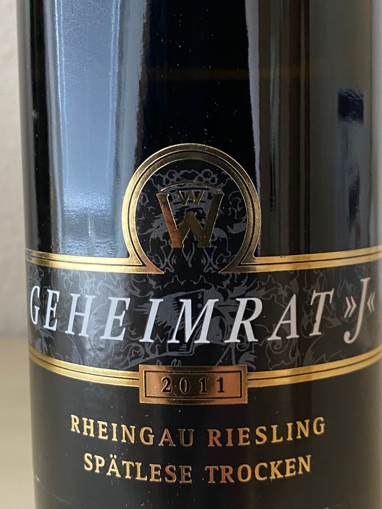 2011 Wegeler Riesling Geheimrat 