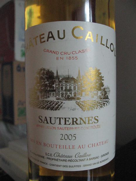 2005 Château Caillou - CellarTracker