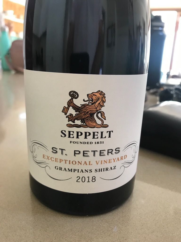 2018 Seppelt Shiraz St Peters, Australia, Victoria, Western Victoria