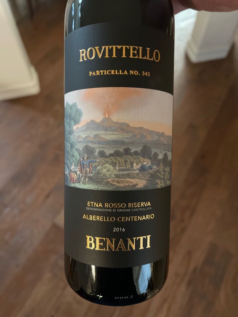 2015 Benanti Etna Riserva Particella No. 341 Rovittello