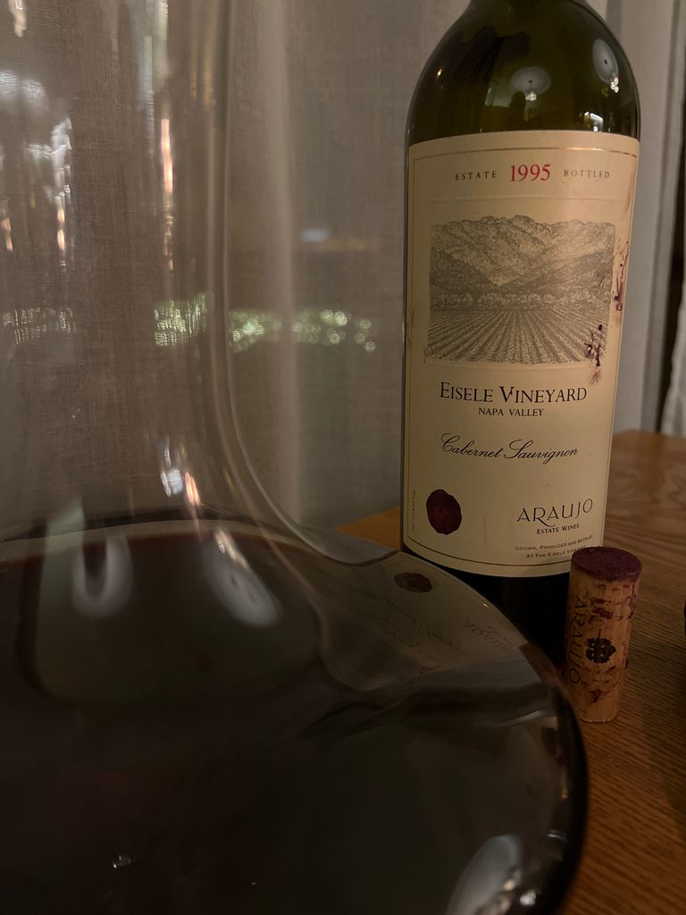 1995 Araujo Estate Cabernet Sauvignon Eisele Vineyard - CellarTracker