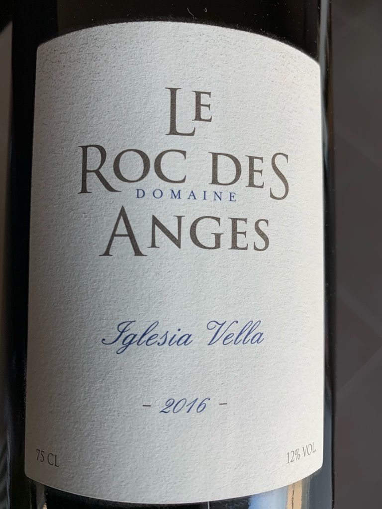 2016 Domaine Le Roc Des Anges Iglesia Vella, France, Languedoc