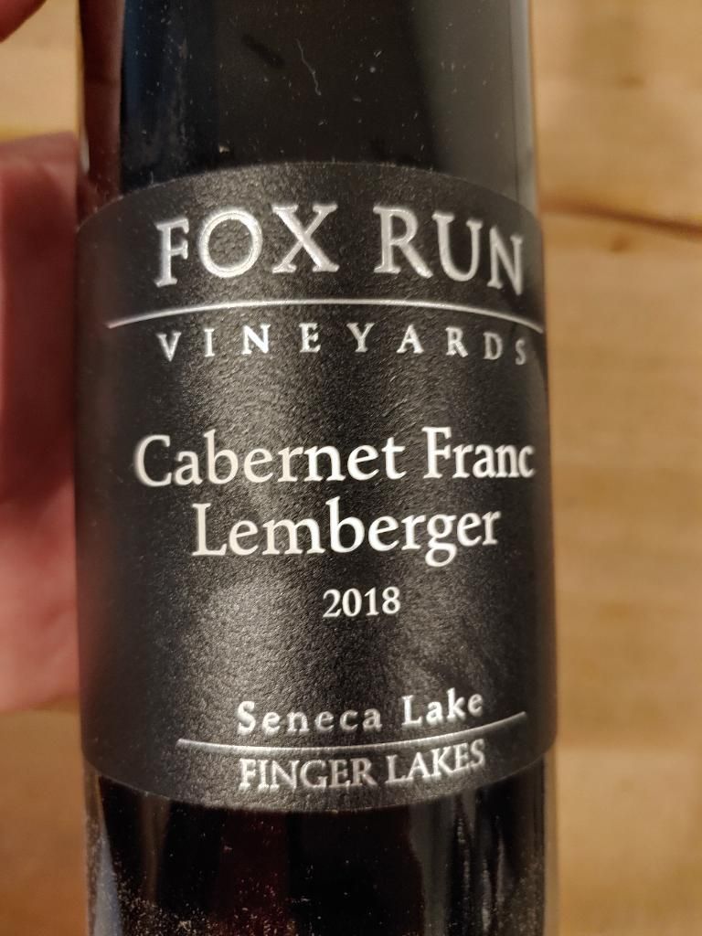 2020 Fox Run Vineyards Franc Lemberger, USA, New York
