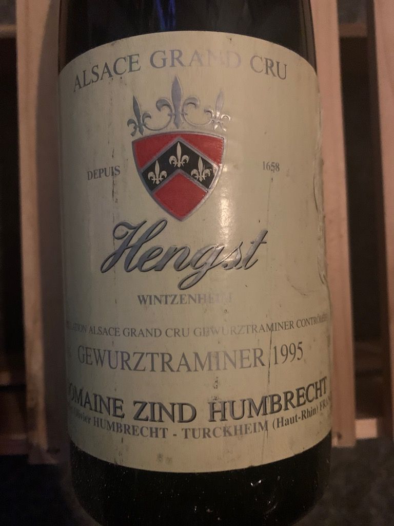1992 Zind-Humbrecht Gewurztraminer Hengst - CellarTracker