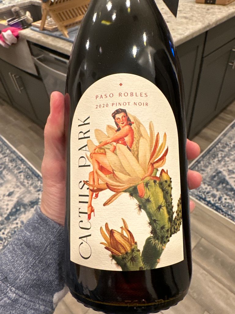 Pinot Parks 2020 Cactus Park Pinot Noir, USA, California, Central Coast, Paso ...