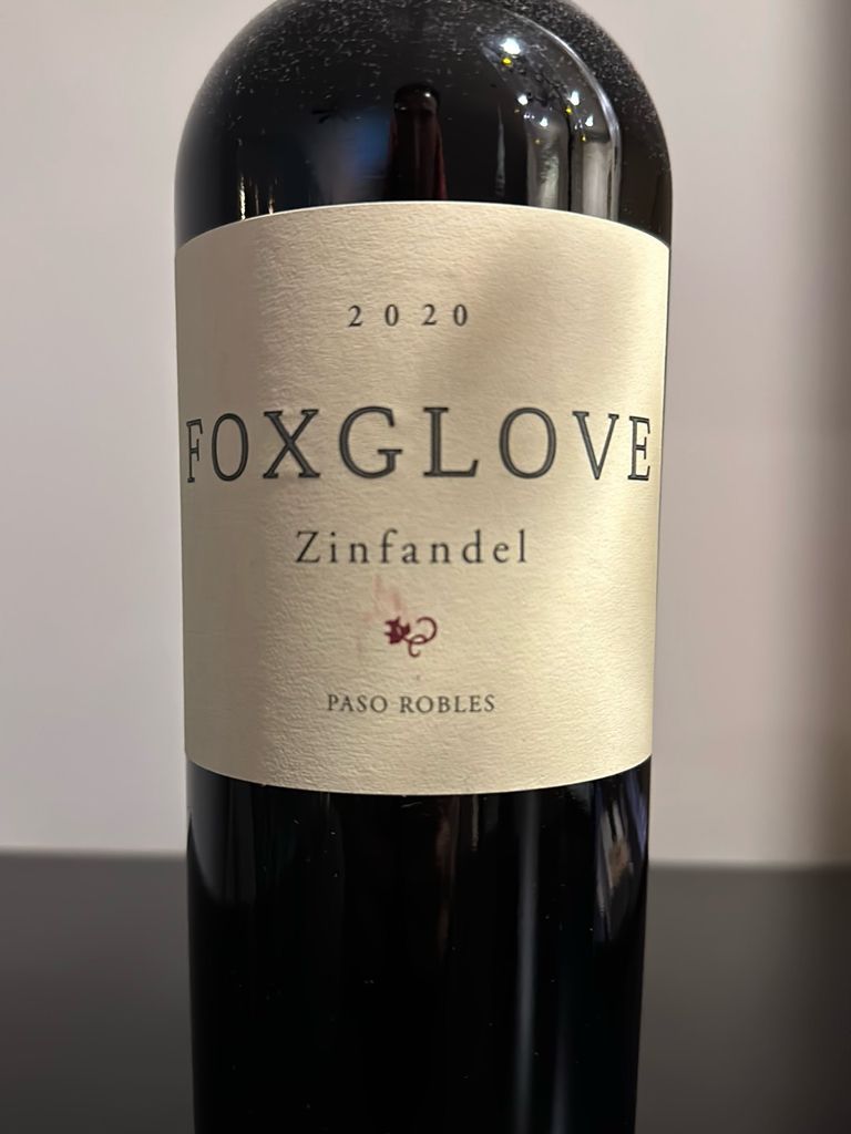 2020 Foxglove Zinfandel, USA, California, Central Coast, Paso Robles ...