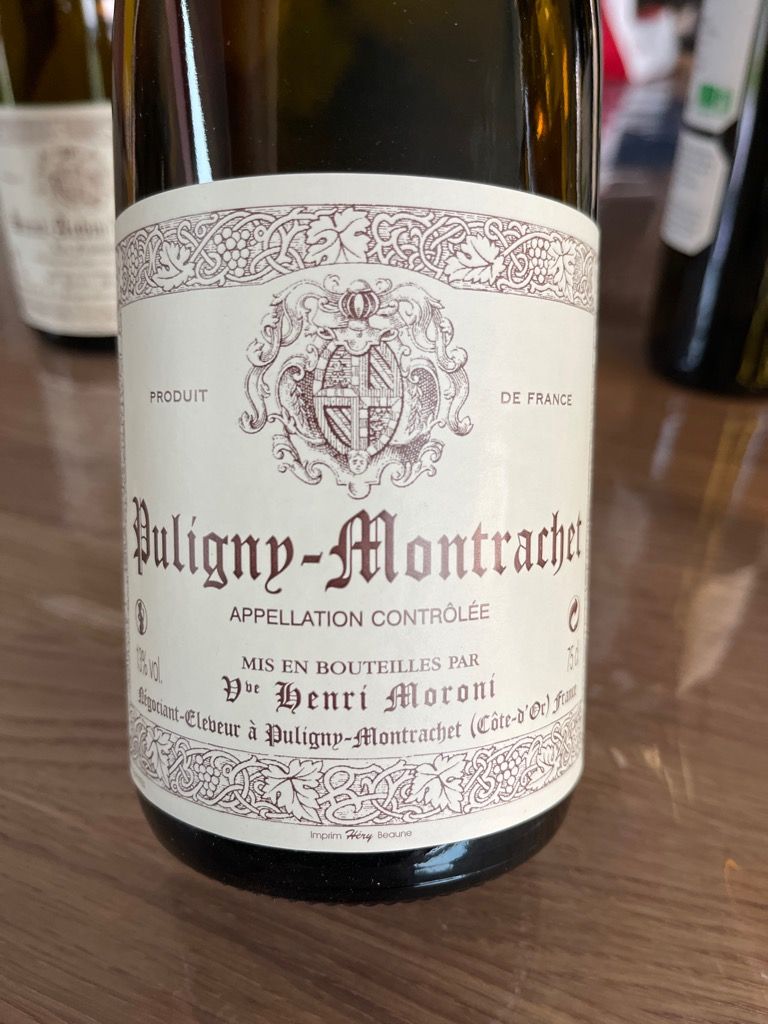 2019 Henri Moroni PulignyMontrachet, France, Burgundy, Côte de Beaune