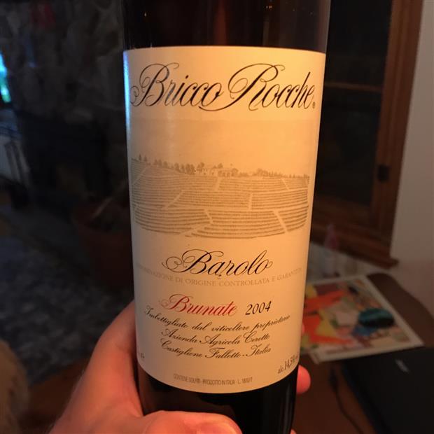 2004 Azienda Bricco Rocche Ceretto Barolo Brunate CellarTracker