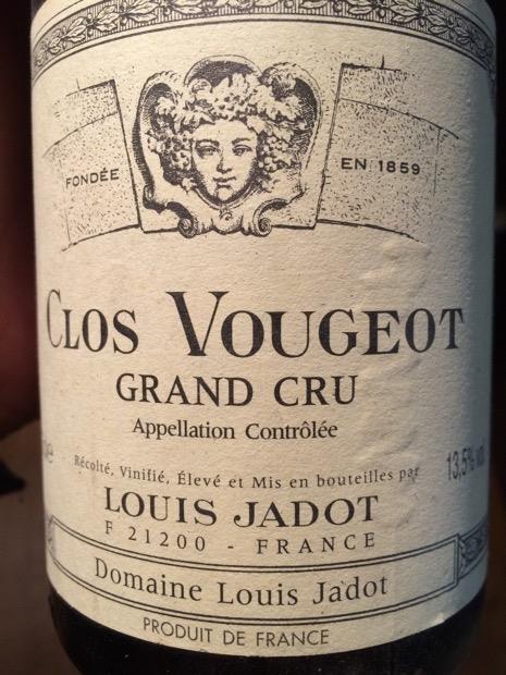 2013 Louis Jadot Clos Vougeot Domaine Louis Jadot 2013 Louis Jadot Clos Vougeot Domaine Louis Jadot