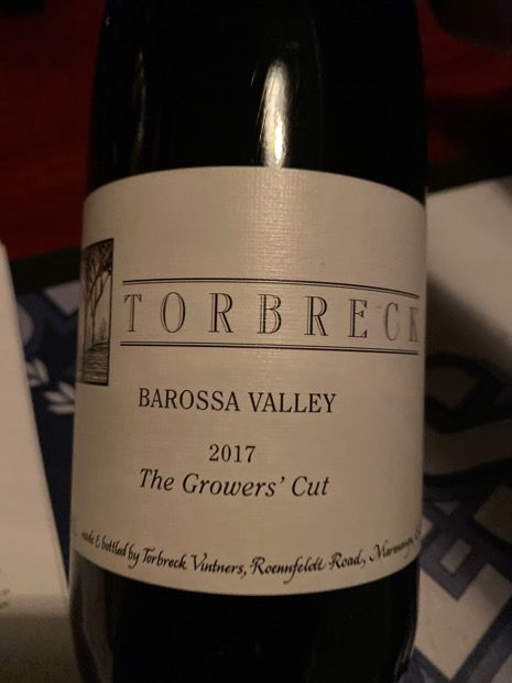 2017 Torbreck Shiraz The Growers' Cut - CellarTracker