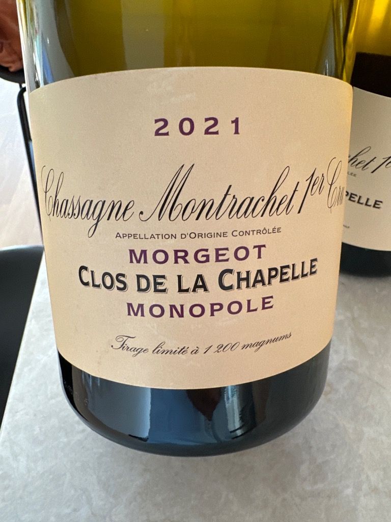 2021 Domaine de la Vougeraie Chassagne-Montrachet 1er Cru Morgeot