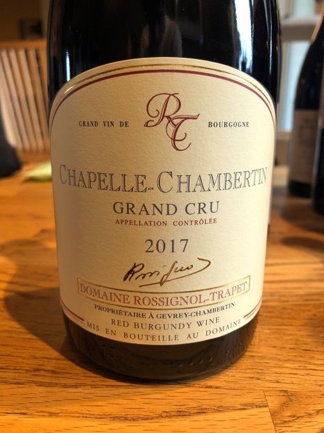 2017 Domaine Rossignol Trapet Chapelle-Chambertin - CellarTracker