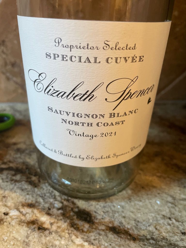 2021 Elizabeth Spencer Chardonnay Special Cuvée Sonoma Coast, USA ...