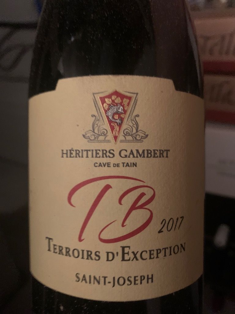 2017 Cave de Tain St. Joseph "SE" Terroirs d'Exception, France, Rhône
