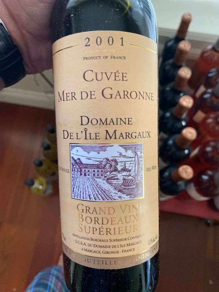 2001 Domaine de l'Île Margaux Cuvée Mer de Garonne