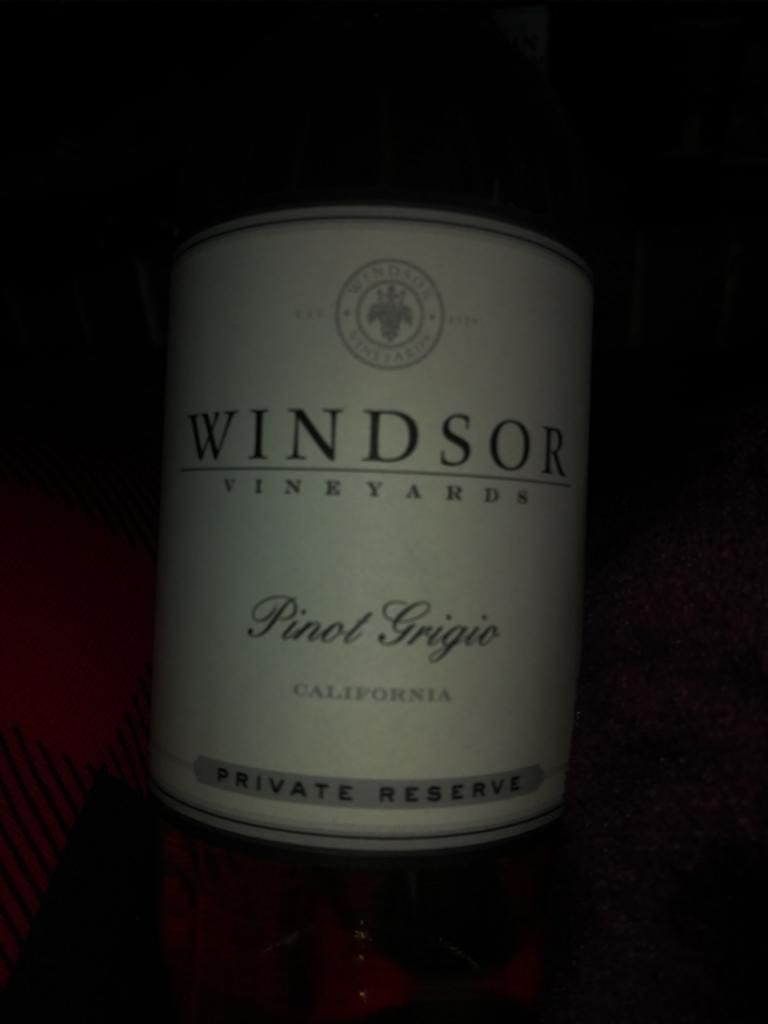 2011 Windsor Vineyards Pinot Grigio Private Reserve, USA, California