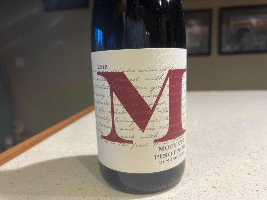 2018 Moffett Vineyards Pinot Noir Clone 115 Terrarossa, USA, Oregon
