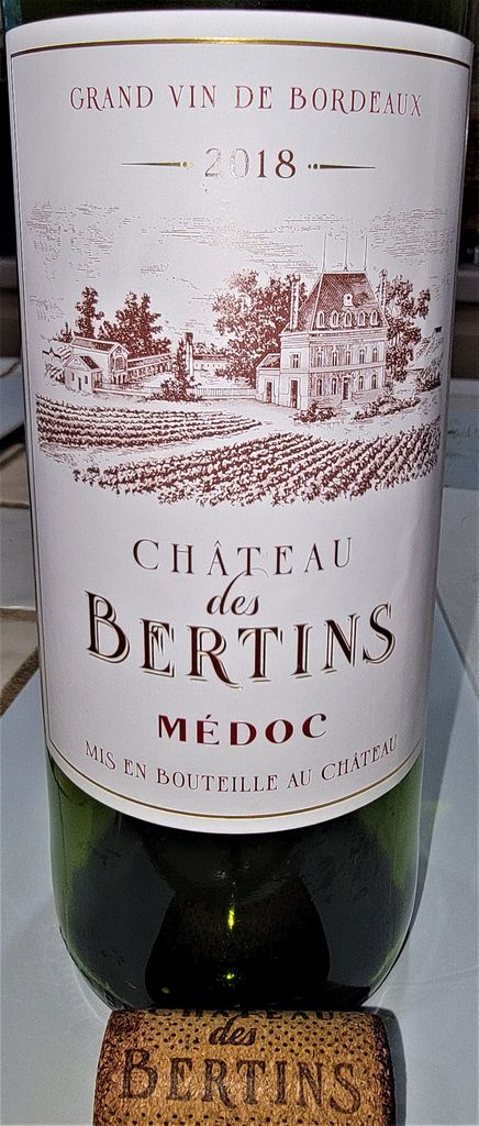 Chateau des Bertins 2019 Bordeaux – Irish Tipple