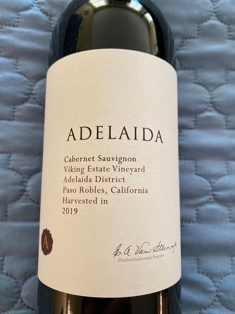 2019 Adelaida Sauvignon Signature Viking Estate Vineyard, USA
